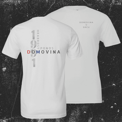 Domovina u Srcu - Unisex Premium Pamučna Majica