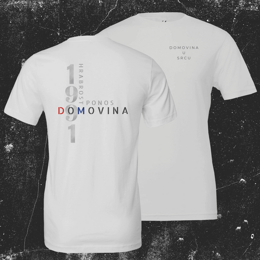 Domovina u Srcu - Unisex Premium Pamučna Majica