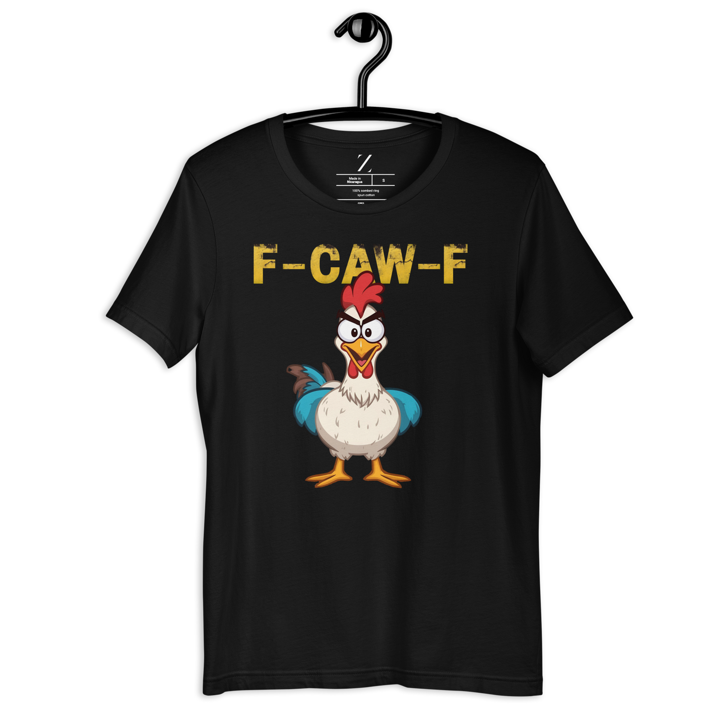 F-CAW-F - Unisex Crna Pamučna majica